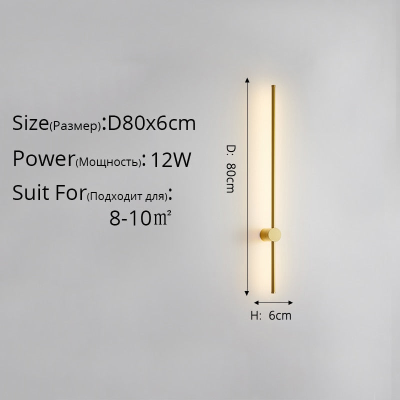 Simple Black White New Modern LED Wall Lights Living Study Room Bedroom Bedside Corridor Aisle Parlor Hall Lamps Indoor Lighting
