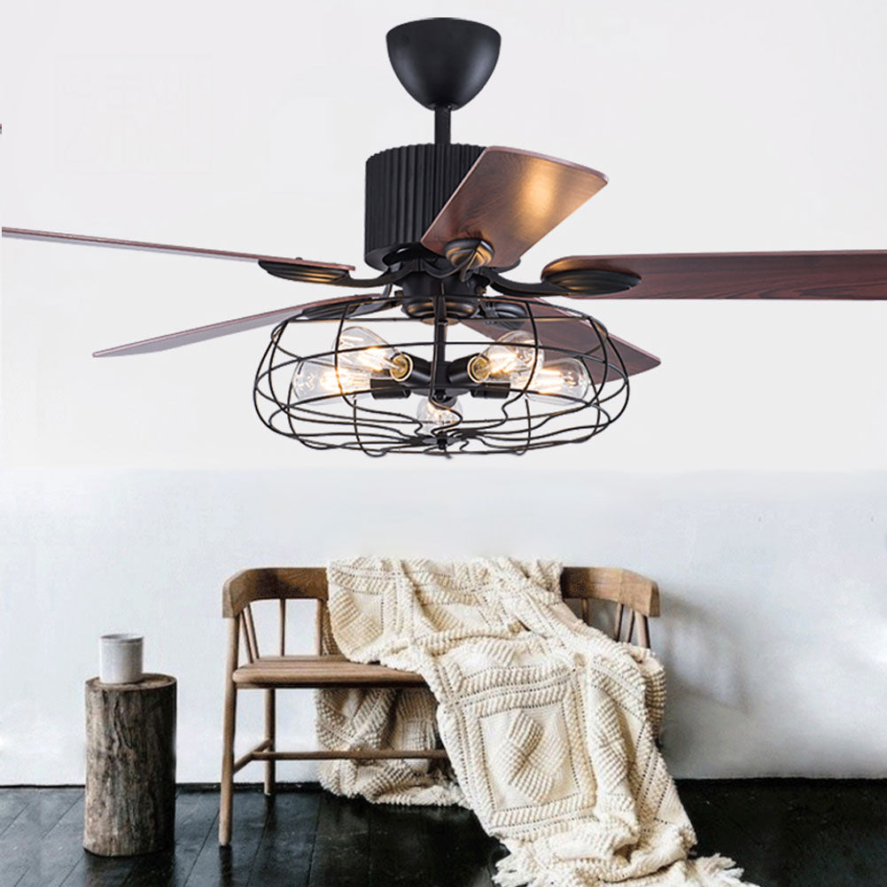 5 Blade Standard Ceiling Fan with Remote Control
