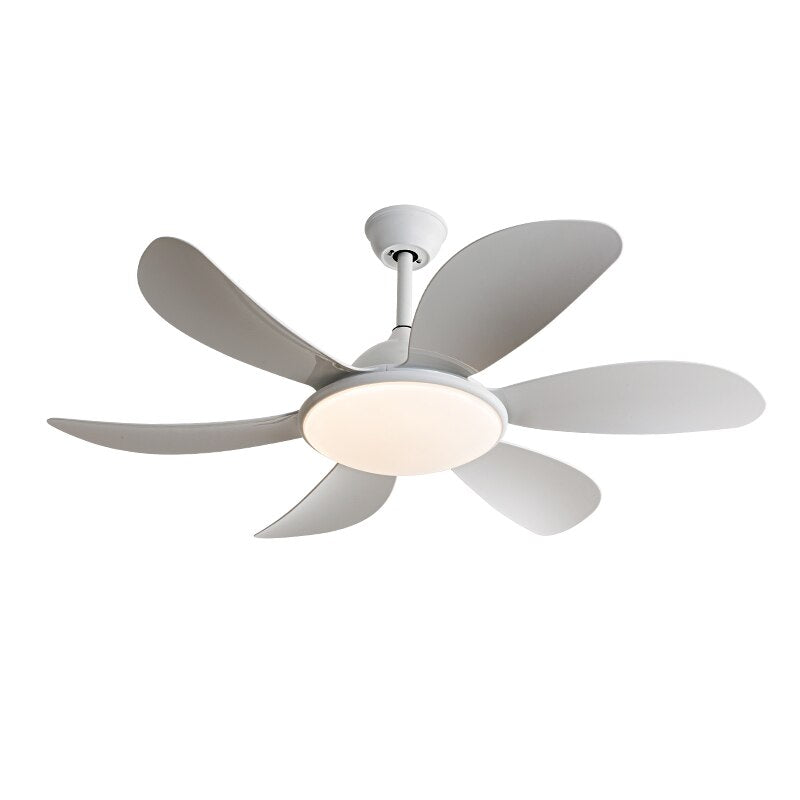 Strong wind household living room fan light bedroom dining room simple ceiling fan light variable frequency silent fan light