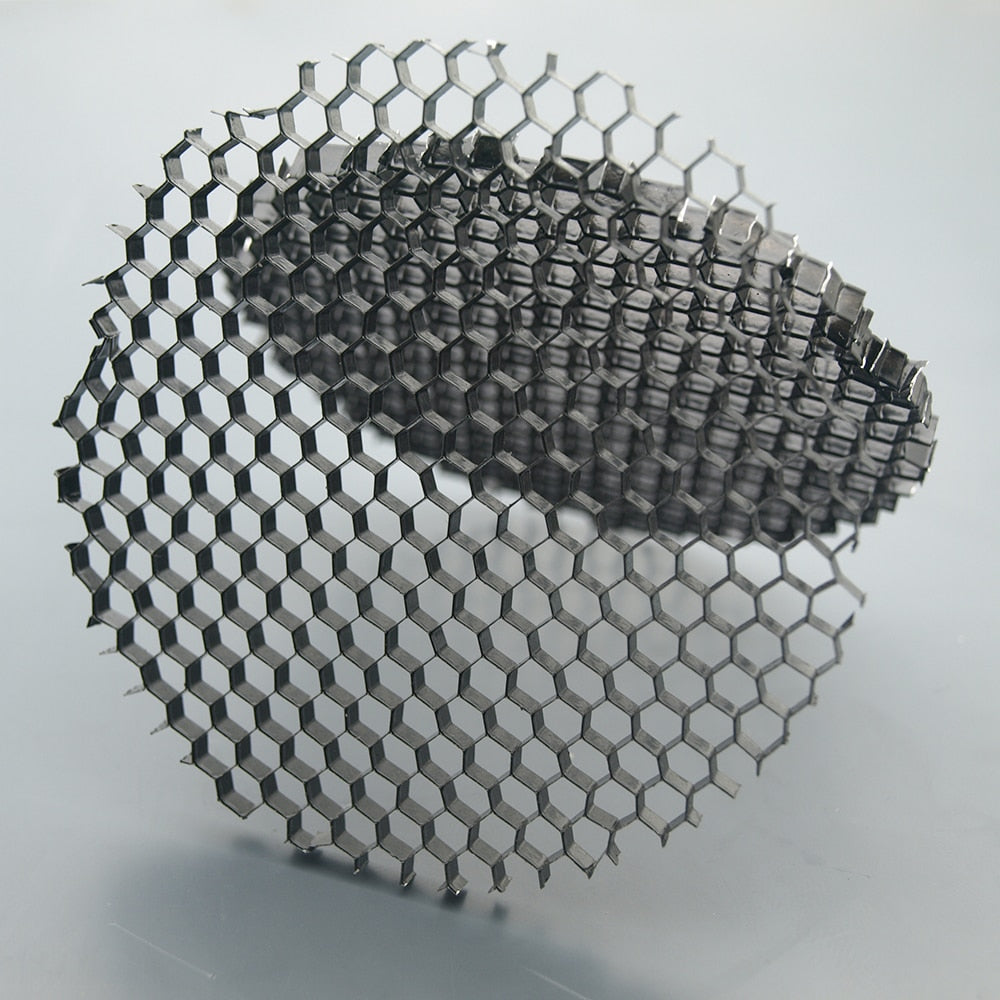 LED Soft light shade hood downlight spotlight round honeycomb mesh cover black anti-glare anti-dazzling light aluminum