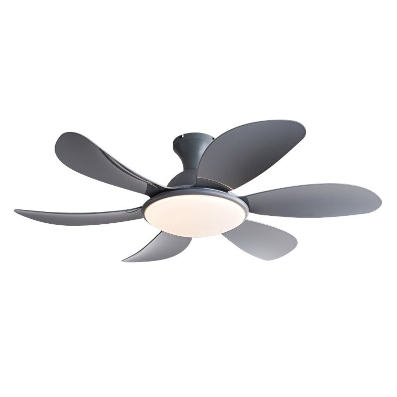 Strong wind household living room fan light bedroom dining room simple ceiling fan light variable frequency silent fan light
