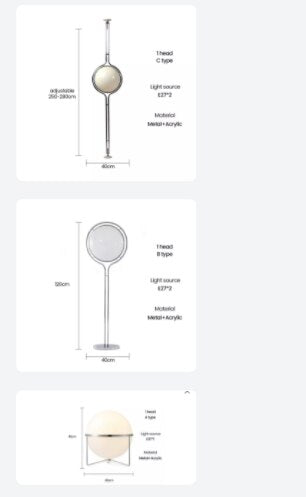 Modern Designer Floor Light Home Decor Floor Lamp For Living Room Decoration Table Standing Lamp Bedroom