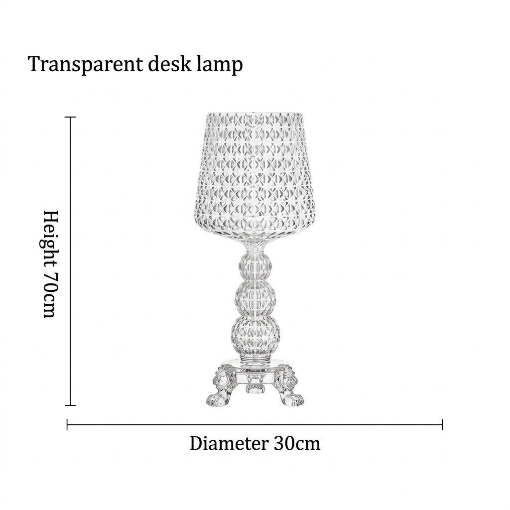 Italy Design Kartell Kabuki Table Lamps Acrylic Desk Lights Art Decor LED Standing Light Living Room Bedroom Hollow Floor Light