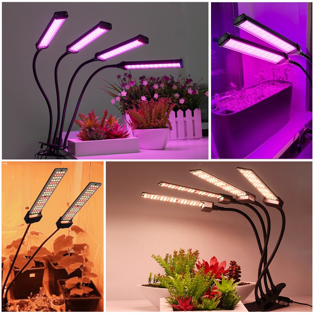 DC12V Full Spectrum LED Grow Light For Plants 20W 40W 60W 80W SMD2835 Dimmable Timing Phyto Lamp For Greenhouse Tent