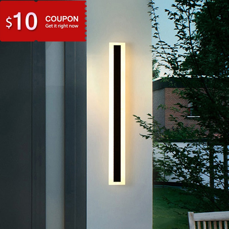 Modern LED Wall Lamp IP65 Waterproof Outdoor Wall Lamp Acrylic Lampshade Exquisite For Home Decor Gallery Decoration
