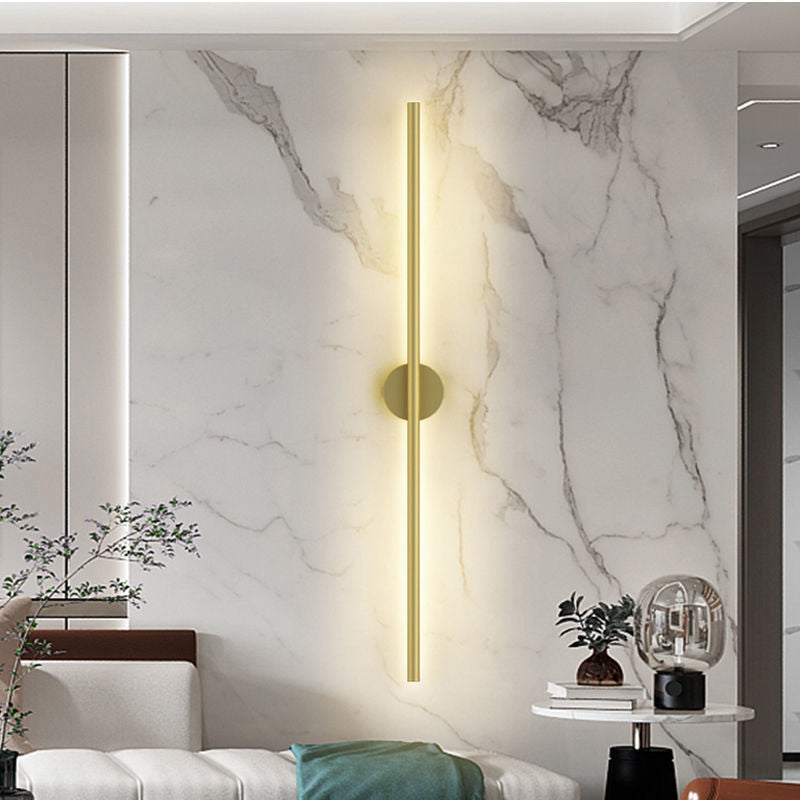 Nordic Strip LED Wall Lights Aluminum Wall Lamp Living Room Sofa Background Wall Decor Lamps Bedroom Bedside Lighting Fixtures