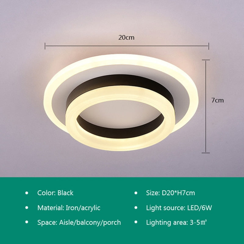Modern LED Ceiling Lamp For Dining Living Room Bedroom Kitchen Aisle Corridor Stairs Entrance Minimalist Style Home Decor Light