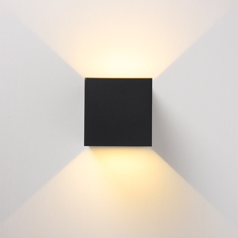 LED Outdoor wall lamp, balcony column, wall washing lamp, courtyard wall lamp, aluminum led outdoor waterproof wall lamp