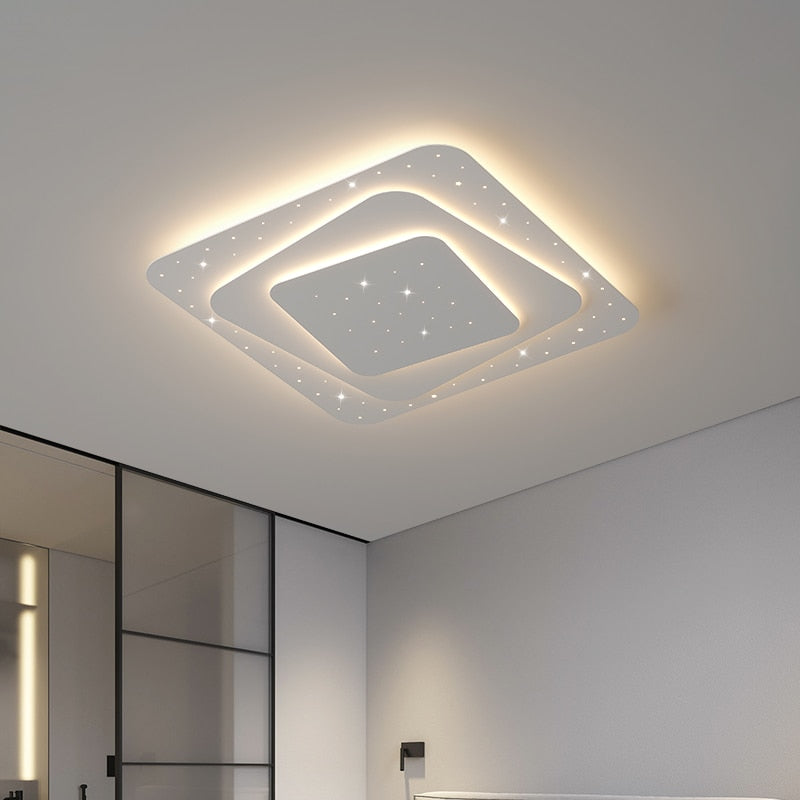 Minimalist Led Living Room Ceiling Lamp Modern Simple Home Atmosphere Master Bedroom Lamp Design Sense Ring Indoor Lighting Lamp