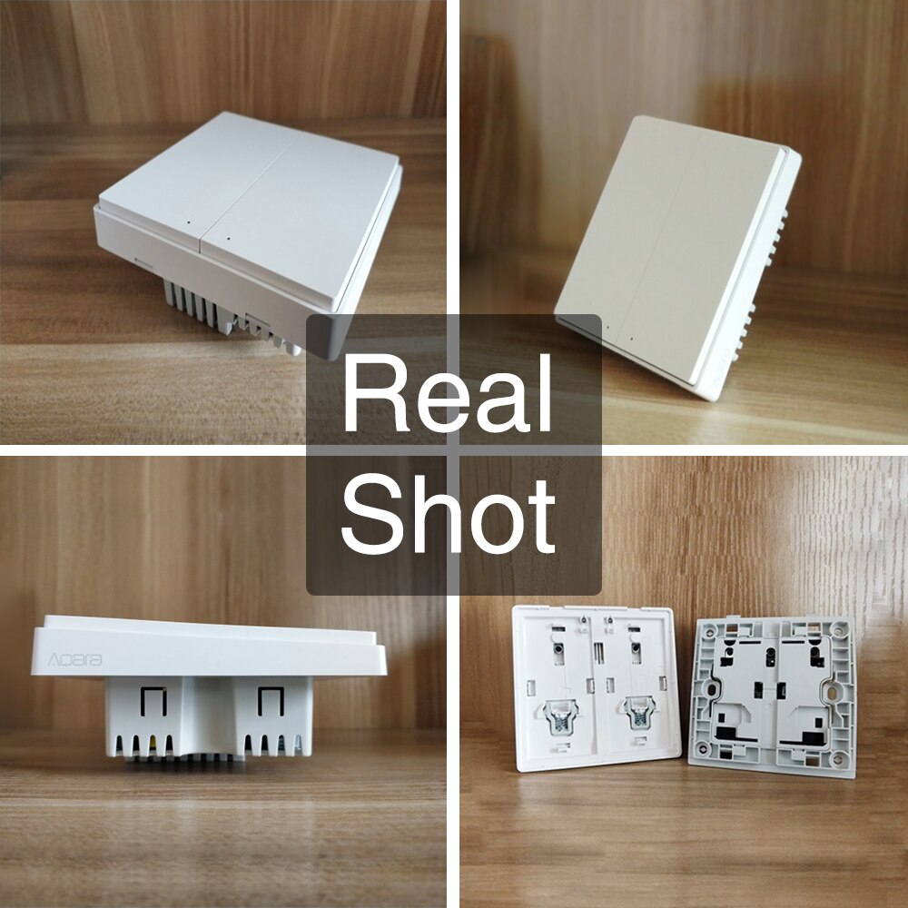 Aqara D1 Smart Switch Wireless Switch Single Fire Wire ZigBee Wireless Wall Switch Smart Home Light Control For Mihome App