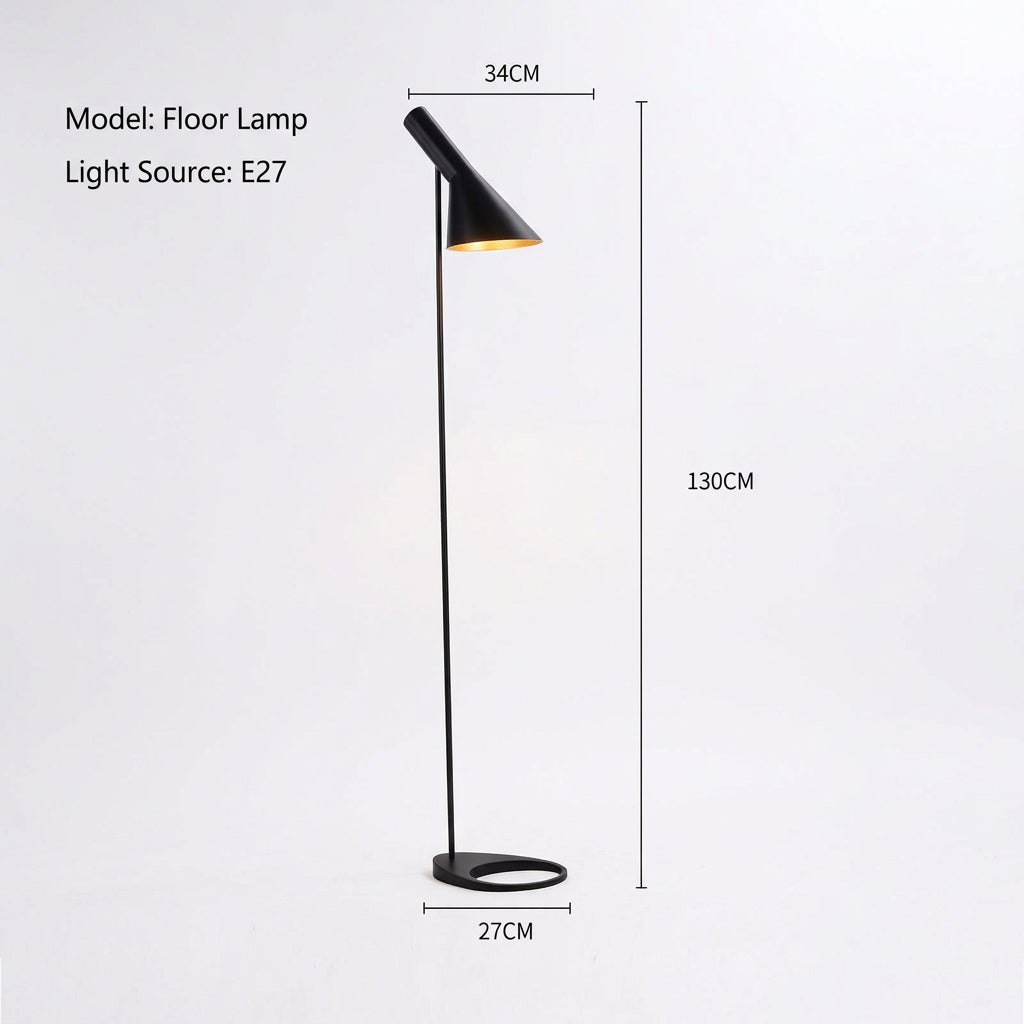 Arne Jacobsen Floor Lamp Living room Studio Bed Side Replica lamp designer scandinavian table lamp Black White standing lamp