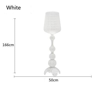 Kartell Kabuki Hollow Floor Lamp Modern Luxury LED Standing Light for Living Room Bedroom Home Decor Acrylic Corner Lighting