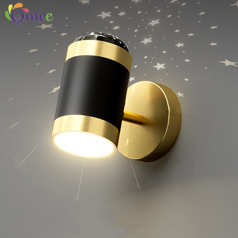 LED lampada Wall Light Project Led Indoor Lights Wall Lamps With Switch Dimming For Home Bedside Bedroom wall decor arts Sconce