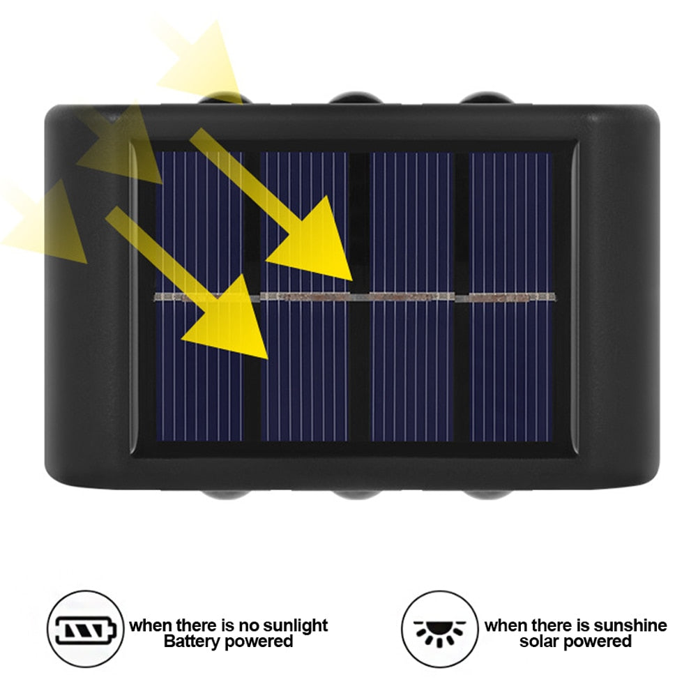 Solar Light Waterproof Solar Led Light Outdoor Sunlight Lamp for Garden Street Landscape Balcony Decor Solar Wall Lamp Outdoor