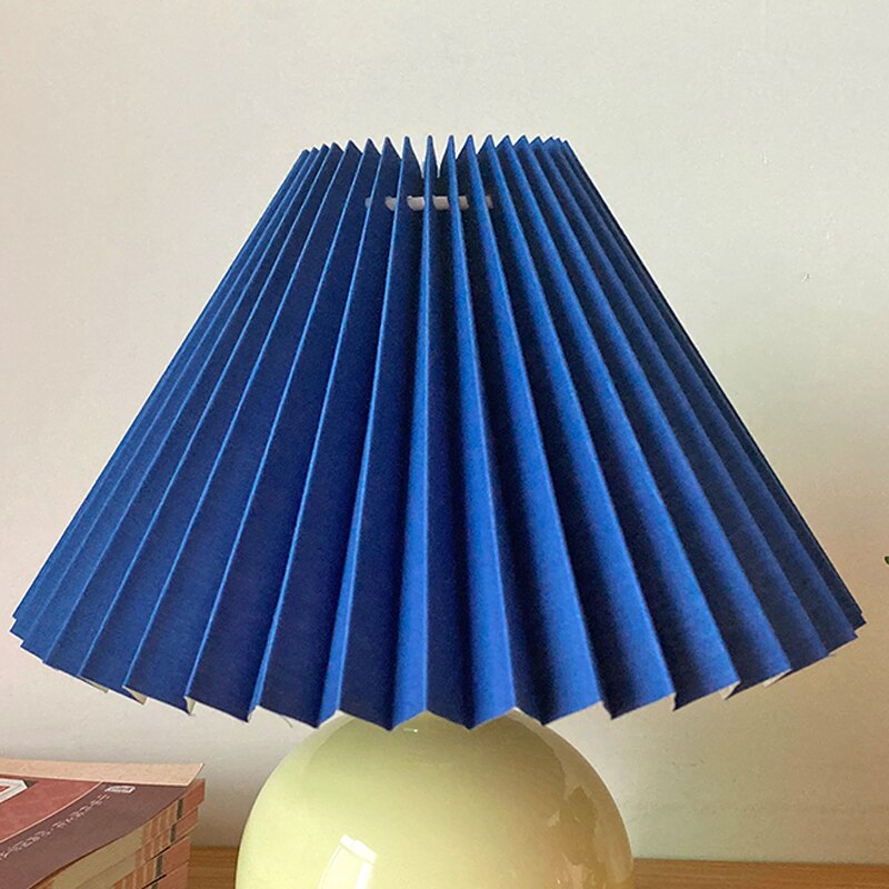 DIY pleated lampshade table lamp / wall lamp / floor lamp / chandelier cloth cover E27 lighting accessories