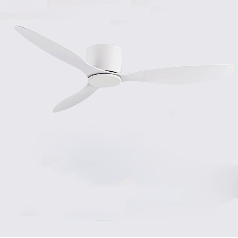Low Floor Ceiling Fans Only 42 Inch 52 Remote Control Cooling Fans Lamp Design Ceiling Fan With Light White wood Black Color FAN