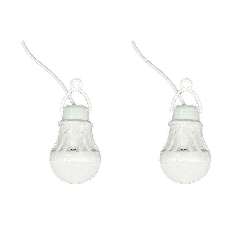 USB LED Bulb Portable LED Lamp Book Lights Outdoor Camping Light Indoor Reading Light Bulb Energy Saving Emergency Lamp