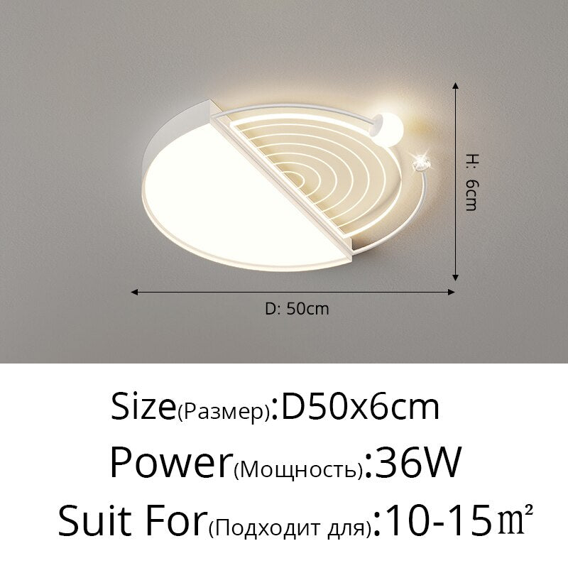 Modern Simple Led Ceiling Lamp Atmospheric Living Room Bedroom Ceiling Lamp 2023 New Main Light Home Indoor Lighting Decor Lamps