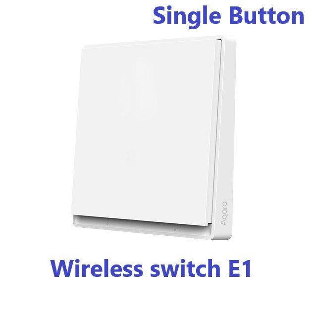 New Aqara Smart Wall Switch E1 ZigBee 3.0 Smart Home Wireless Key Light Switch Fire Wire With NO Neutral For Xiaomi Home homekit