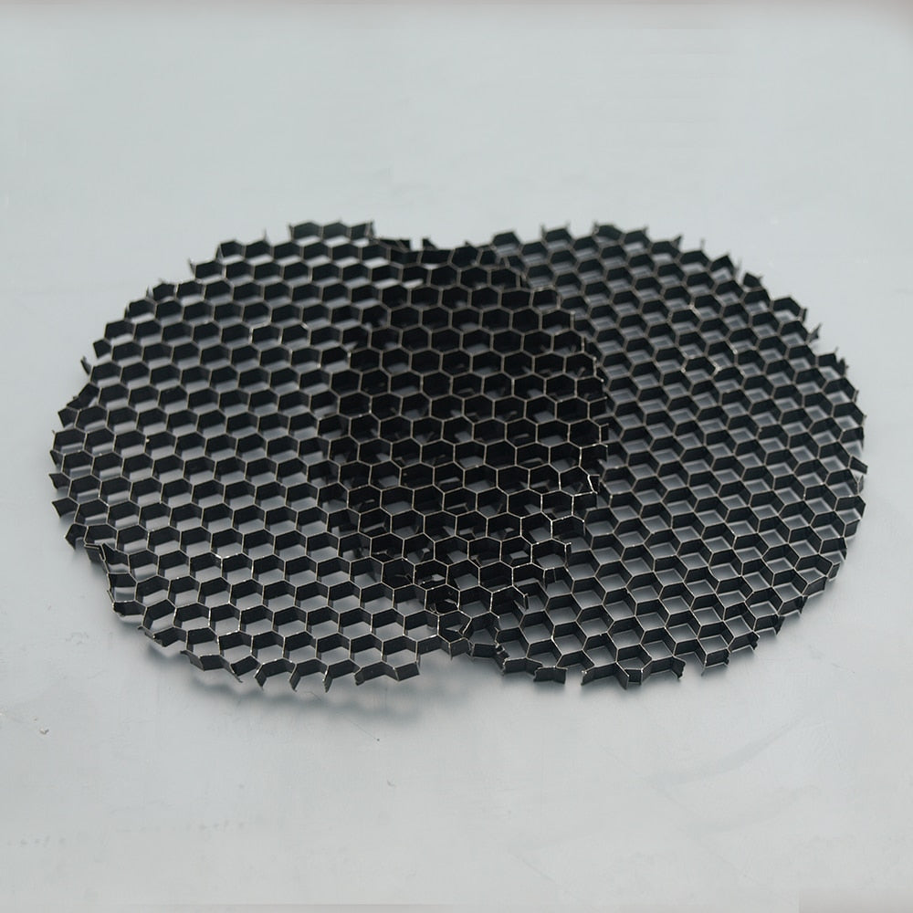 LED Soft light shade hood downlight spotlight round honeycomb mesh cover black anti-glare anti-dazzling light aluminum