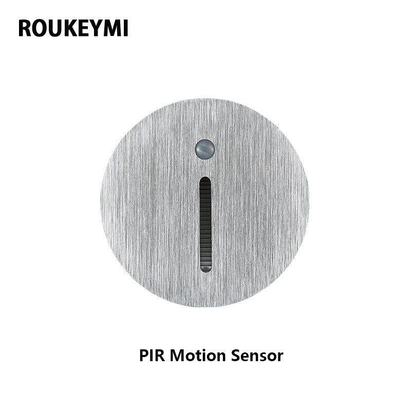 ROUKEYMI Waterproof Interior Sensor Staircase Light PIR Night Corner Led Footlight outdoor staircase light Sensor light