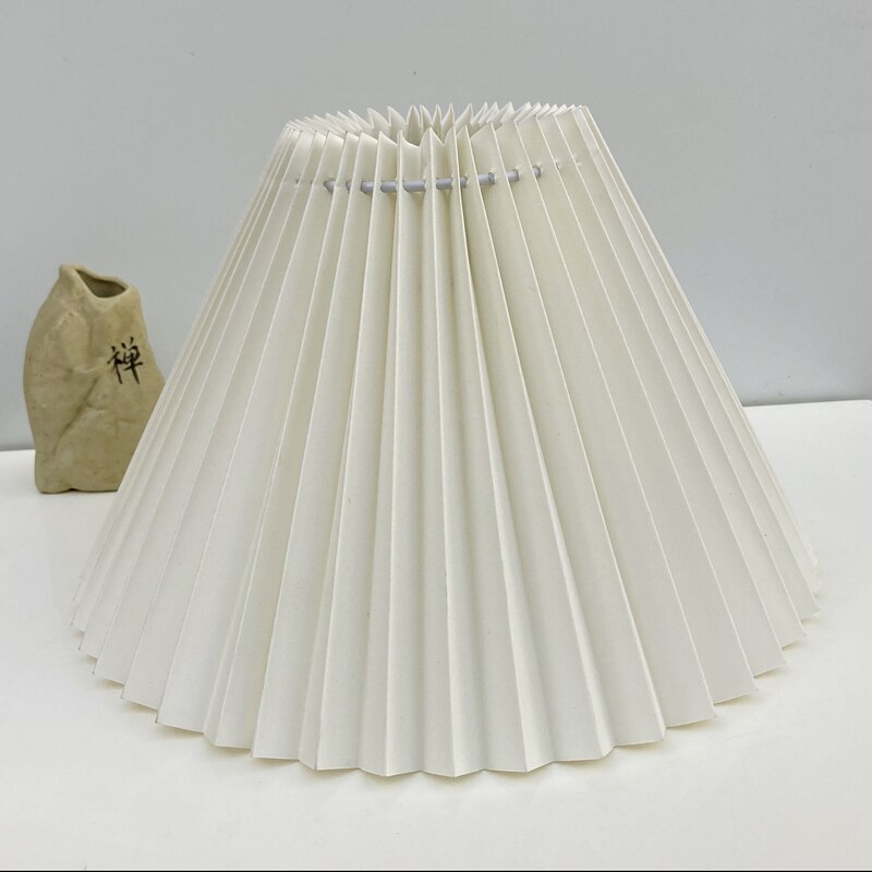 DIY pleated lampshade table lamp / wall lamp / floor lamp / chandelier cloth cover E27 lighting accessories