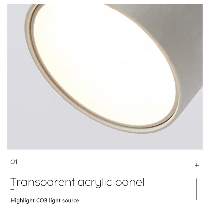 Minimalist LED Wall Lamp Reading Light For Bedroom Hotel Night Book Lamp Adjustable Rotaion Wall Light 5W Led Spotlight