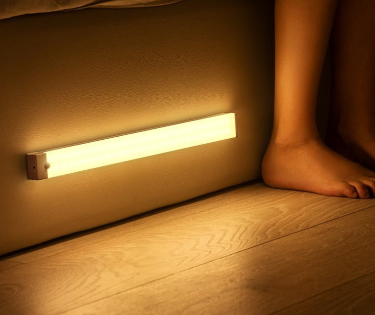 Plutus-Quinn LED Night Lights Wireless Motion Sensor Wall Light USB Rechargeable Kitchen Cabinet Corridor Night Lamp For Bedroom