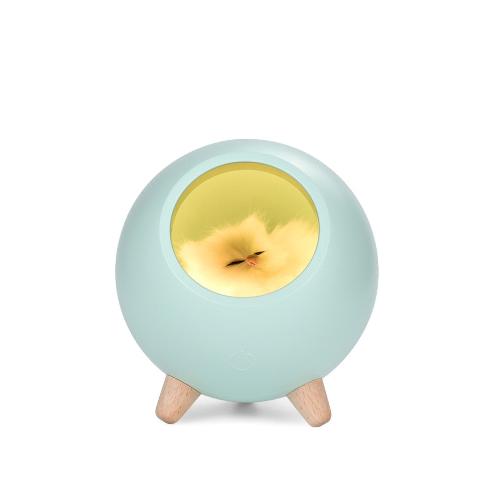 Creative Novelty Products Kitten USB Charging Nightlight Atmosphere Bedroom With Sleeping Lights Warm Cat Nightlight