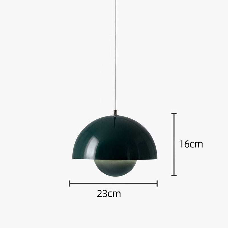 Modern Pendant Light semicircular Nordic color Restaurant hanging ceiling lamp Denmark indoor Living Room bar led Pendant Lamp