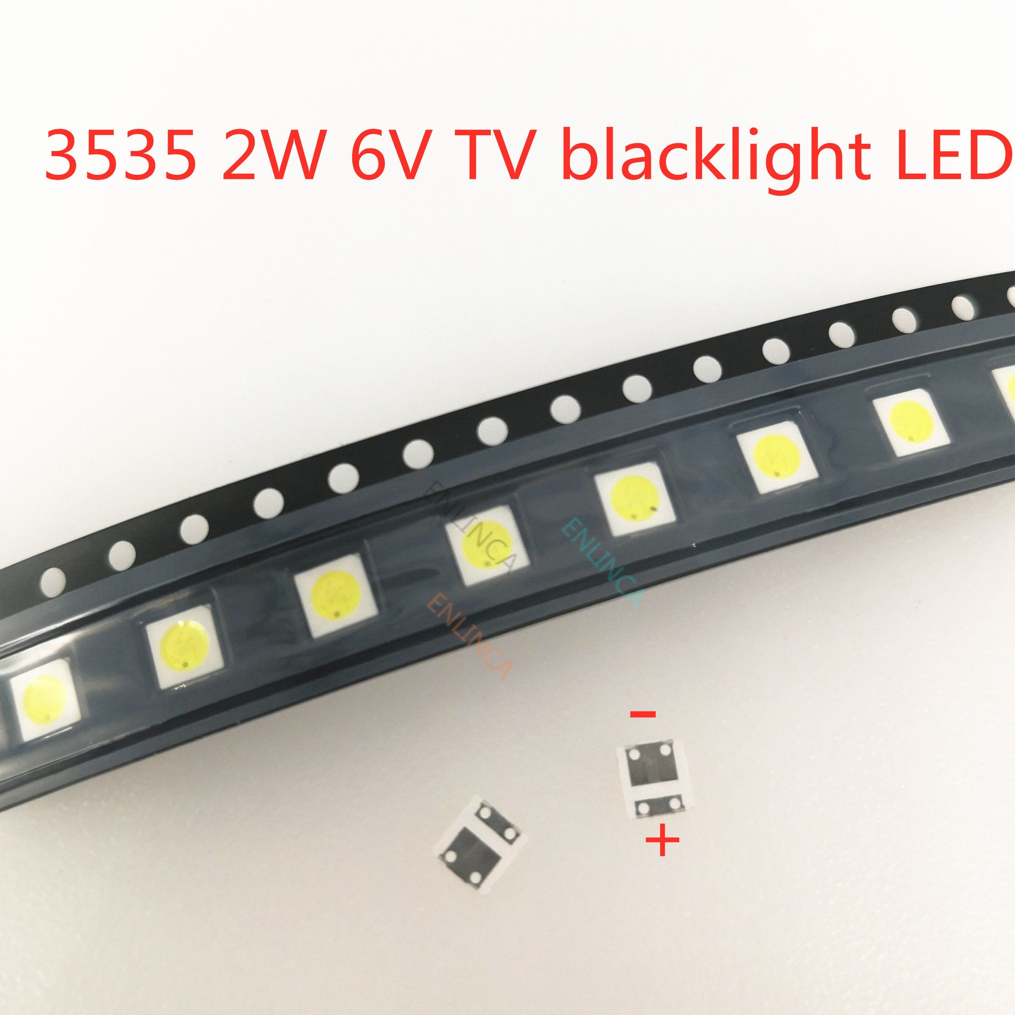 50-1000PCS 2W 6V 3V 1W 3535 SMD LED Replace LG Innotek  LCD TV Back Light Beads TV Backlight Diode Repair Application