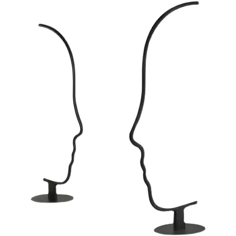 Nordic Minimalist Creativity Human Face Led Floor Lamp Living Room Bedroom Home Decor Bedside Sofa Corner Standing Ambient Light