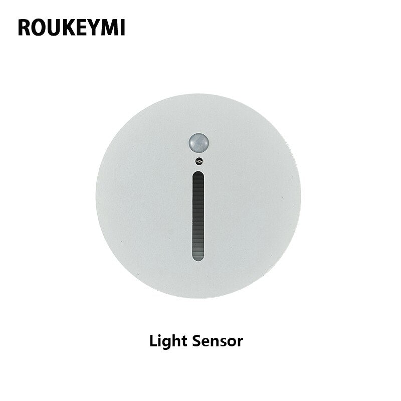 ROUKEYMI Waterproof Interior Sensor Staircase Light PIR Night Corner Led Footlight outdoor staircase light Sensor light