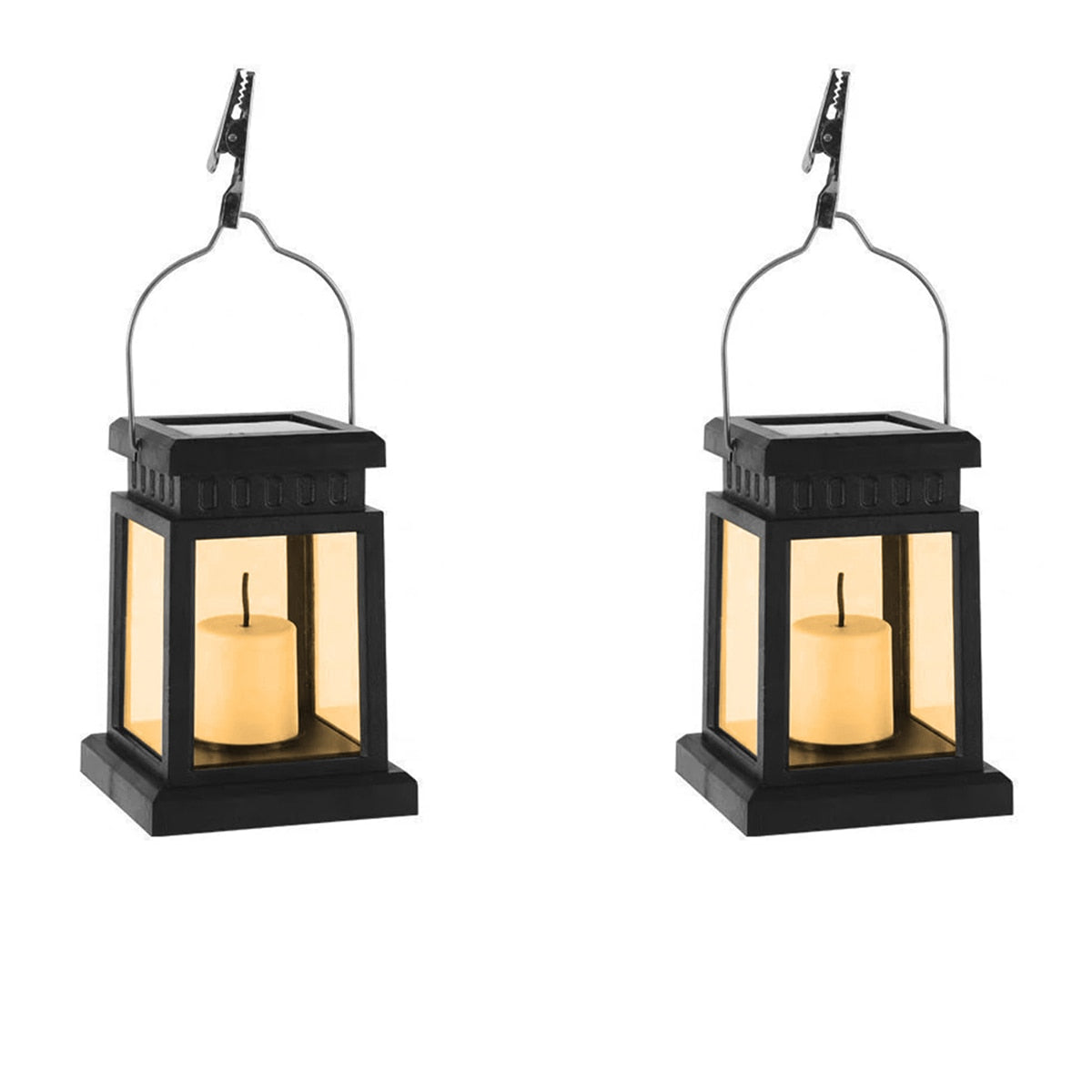 Garden Decor Outdoor Solar Lights Retro Palace Lantern Lights Hanging Candle Lamps Landscape Lighting Floor Lights Solar Lantern