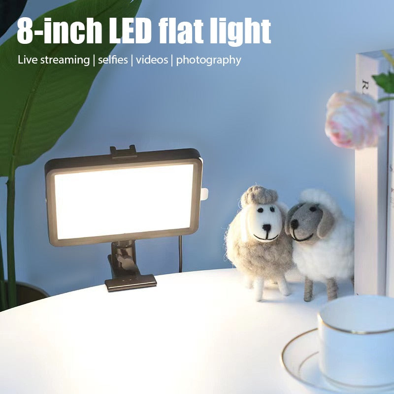 3000K-6000 LED Photography Video Light Panel Lighting Photo Studio Lamp Kit With Tripod Stand RGB Filters For Shoot Live