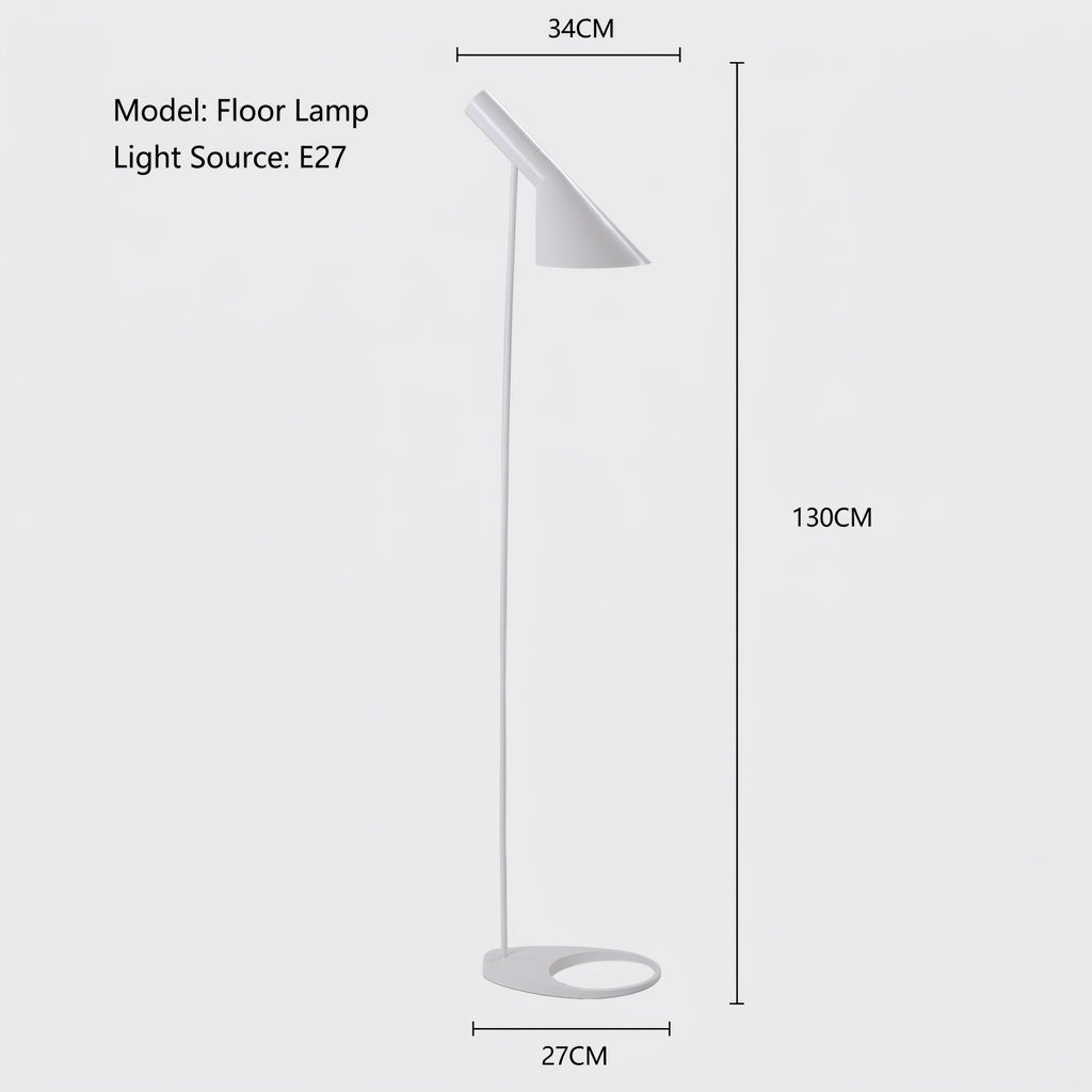 Arne Jacobsen Floor Lamp Living room Studio Bed Side Replica lamp designer scandinavian table lamp Black White standing lamp