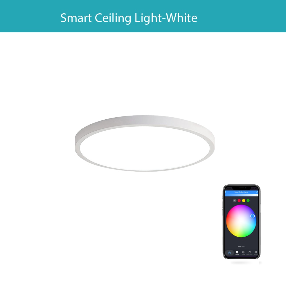 3.0 Smart Ceiling Light Wi-fi RGBCW Led Ceiling Lamp Livingroom Home Decoration Smart Lamp For Alexa, Google Home