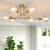 Modern LED Ceiling Lamp Loft Industrial Black/Golden LED Ceiling Lights Nordic Minimalist Living Room Ceiling Lamps Fixture