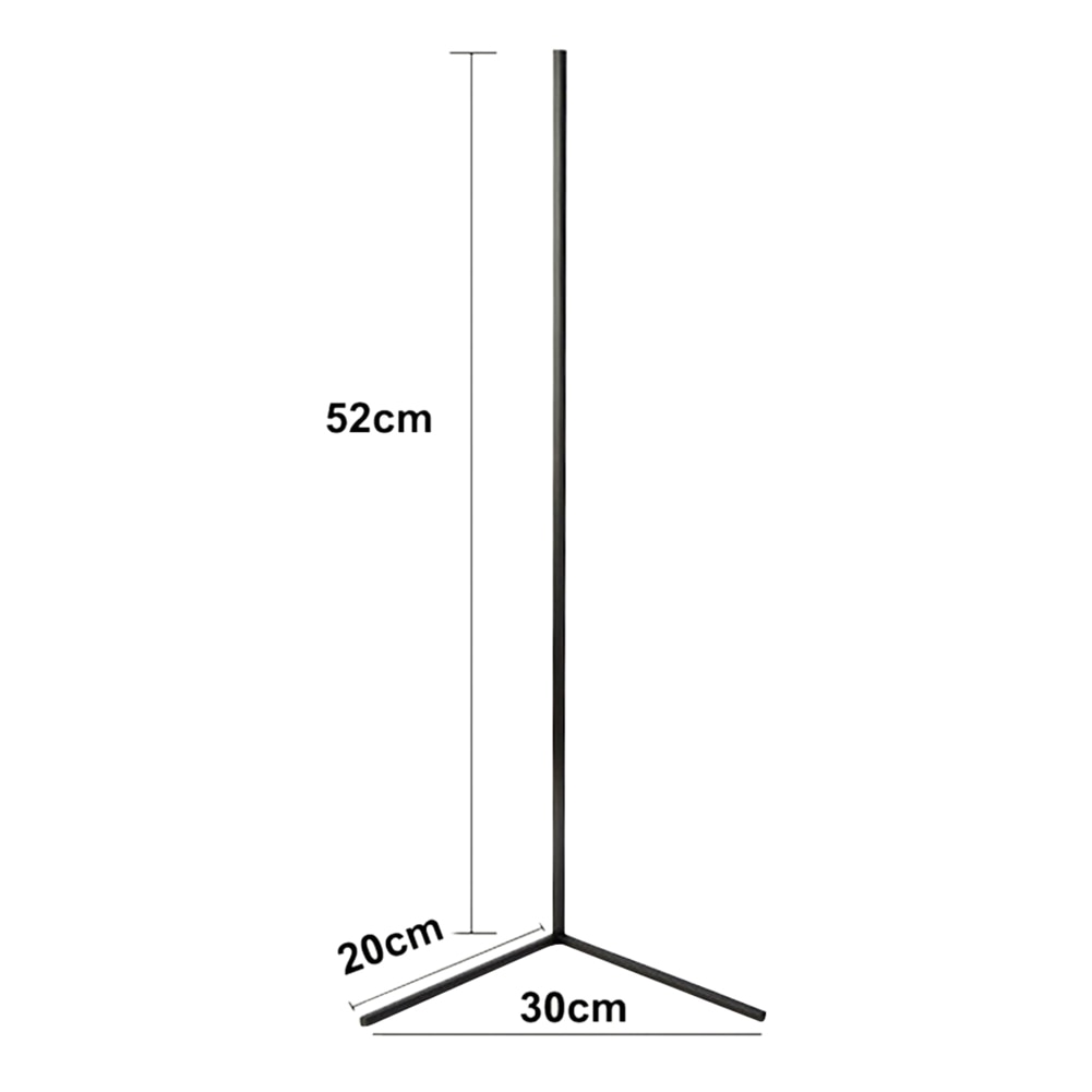 Modern LED Corner RGBW Floor Lamp Simple LED Rod Floor Lamps for Living Room Bedroom Atmosphere Standing Indoor Light Fixtures