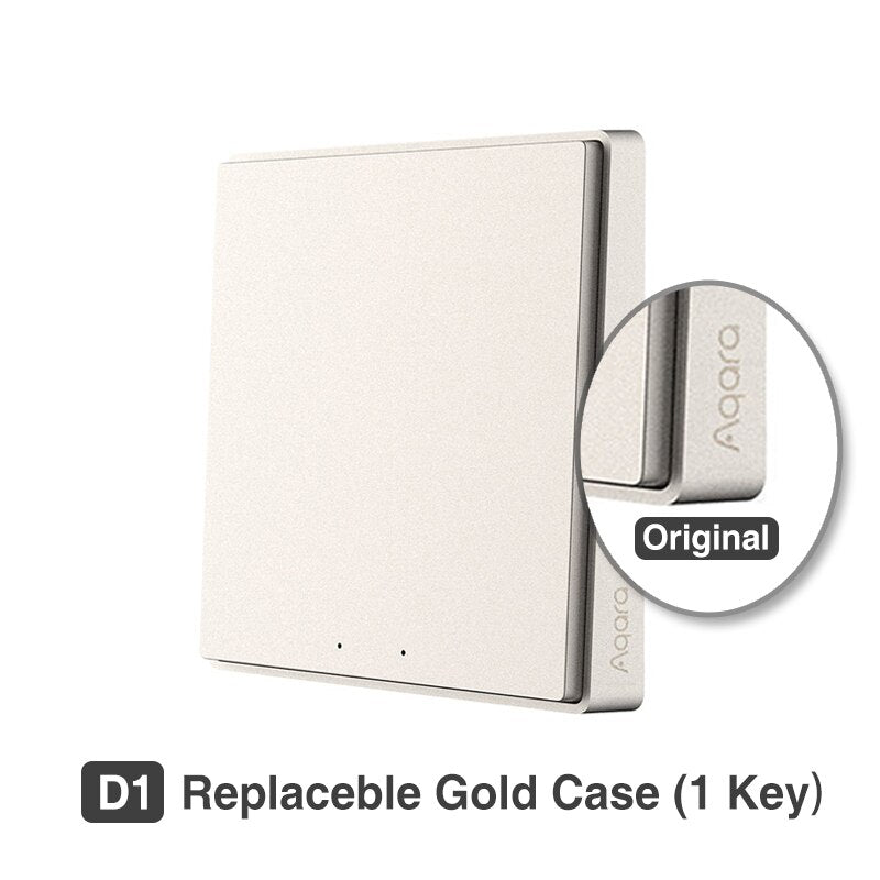Aqara D1 Smart Switch Wireless Switch Single Fire Wire ZigBee Wireless Wall Switch Smart Home Light Control For Mihome App