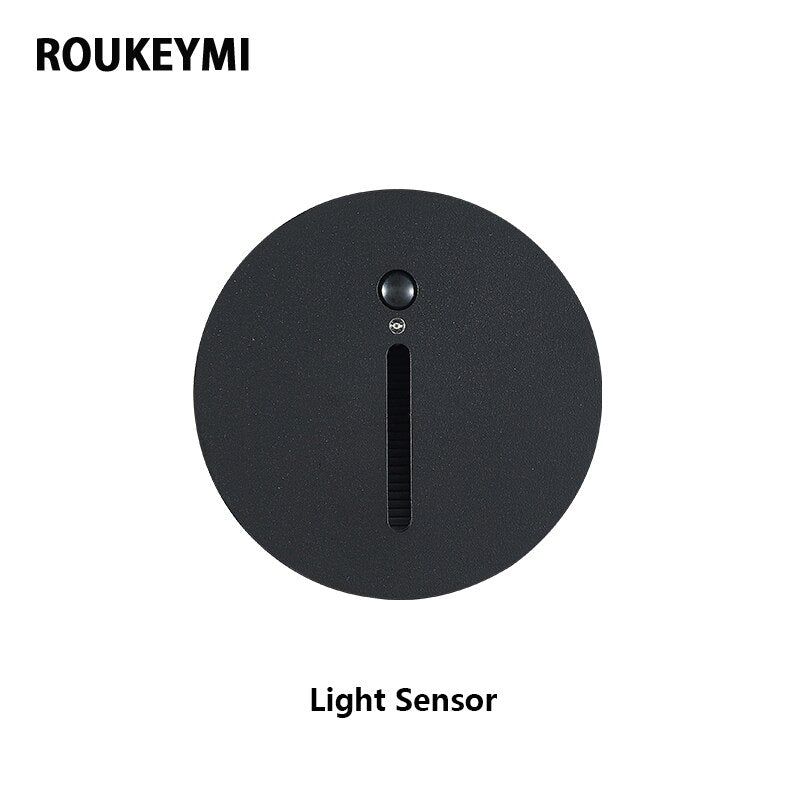 ROUKEYMI Waterproof Interior Sensor Staircase Light PIR Night Corner Led Footlight outdoor staircase light Sensor light