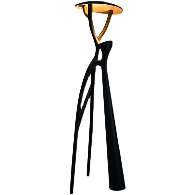 Nordic style hotel lobby floor lamp exhibition hall shopping mall villa living room sculpture light luxury lamp