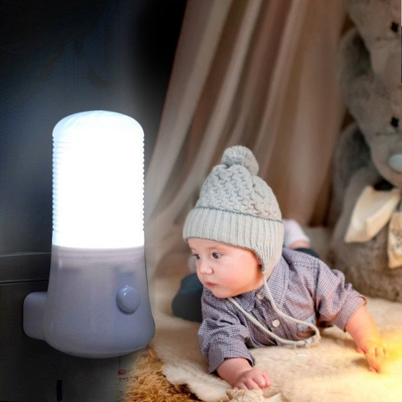 Novelty LED Night Light Wall Socket Bedside Lamp US Plug AC 110-220V Home Decoration Lamp for Children Bedroom Drop Shipping