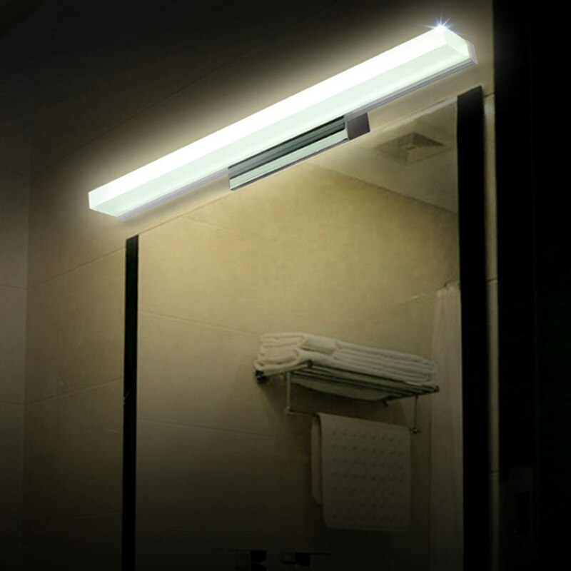 Longer LED Mirror Light AC90-260V Modern Cosmetic Acrylic Wall lamp Bathroom Lighting Waterproof