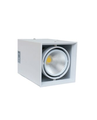 Square COB LED dimmable Downlights 10W 20W 30W Surface Mounted LED Ceiling Lamps Spot Light LED Downlights AC85V-265V