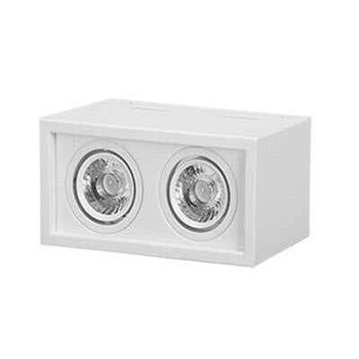 Square Surface Mounted adjustment LED Dimmable Downlights 10W 15W 20W 30W COB LED Ceiling lamp Spot Lights AC110-220V