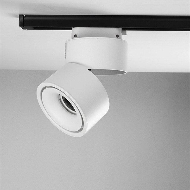 Surface Mounted LED Downlight Dimmable 360 Degree Rotation Ceiling Lamp 7W 12W LED rail light 15W track spot lights for indoor