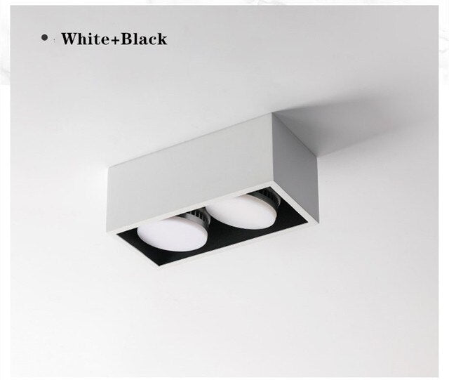 Surface Mounted Led Downlights LED Bulb replaceable Spot Light Lamp 220V 110V 7W 12W 24W Led Ceiling Lamps Fixture For Room lamp