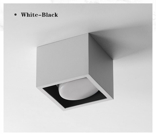 Surface Mounted Led Downlights LED Bulb replaceable Spot Light Lamp 220V 110V 7W 12W 24W Led Ceiling Lamps Fixture For Room lamp