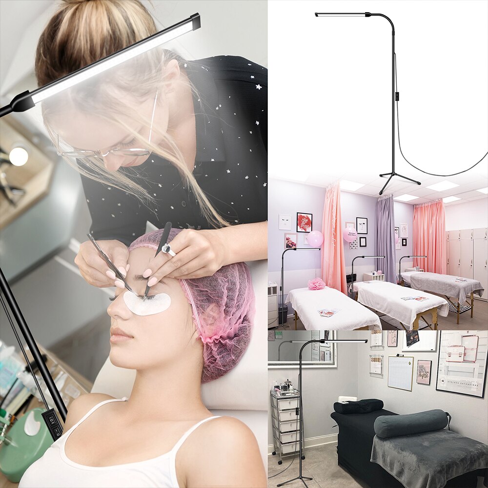 LED Floor Lamp for living room Indoor lighting stand Adjustable Gooseneck Dimmer reading light standing lamps living room